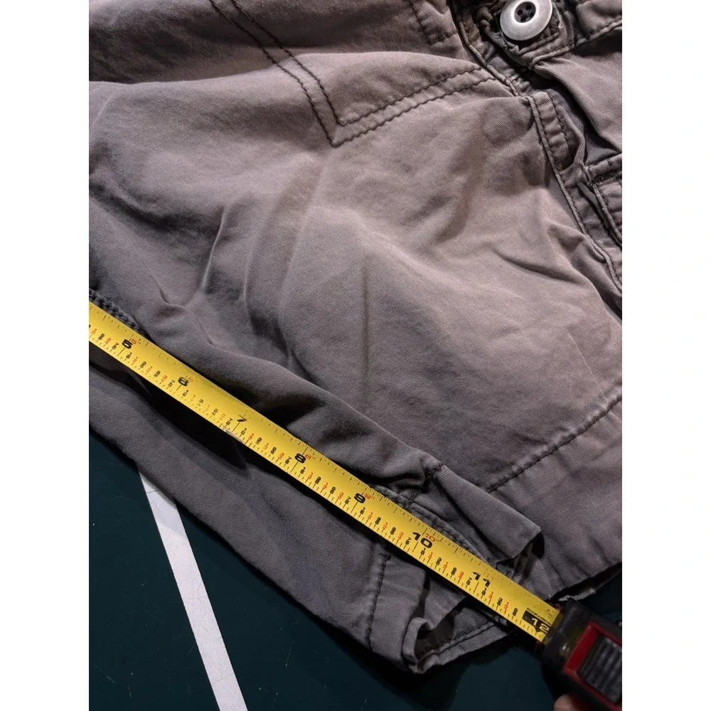 Vintage Aeropostale Cargo Shorts Men's 36 Sun Faded Gray‎ Y2K Baggy Skater